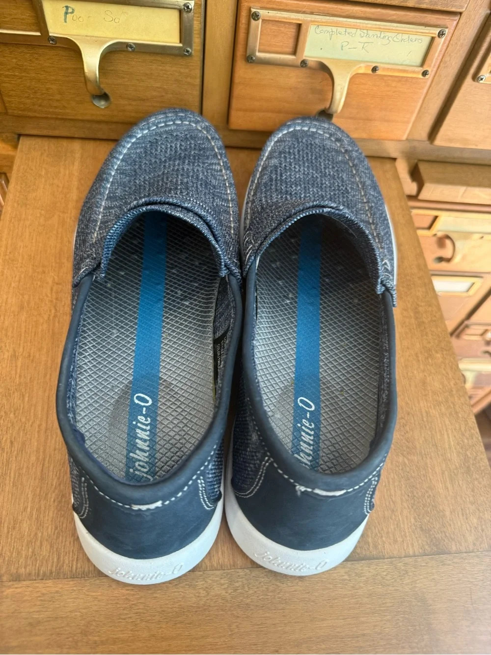 johnnie-O Flylite Loafer Men’s 11M Twilight Navy Blue Woven Slip-On